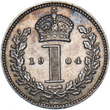 1904 Maundy Penny - Edward VII British Silver Coin - Very Nice