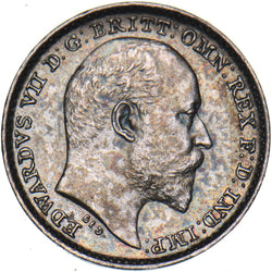 1905 Maundy Penny - Edward VII British Silver Coin - Superb