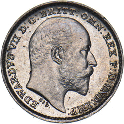 1905 Maundy Penny - Edward VII British Silver Coin - Superb