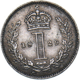 1929 Maundy Penny - George V British Silver Coin - Very Nice