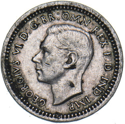 1943 Maundy Penny - George VI British Silver Coin - Nice