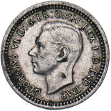1943 Maundy Penny - George VI British Silver Coin - Nice