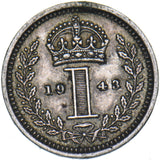 1943 Maundy Penny - George VI British Silver Coin - Nice