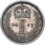 1951 Maundy Penny - George VI British Silver Coin - Superb