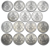 1937 - 1951 High Grade Scottish Shillings Lot (15 Coins) - British Silver Coins