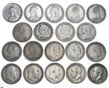 1887 - 1915 Sixpences Lot (19 Coins) - British Silver Coins