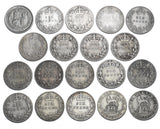 1887 - 1915 Sixpences Lot (19 Coins) - British Silver Coins
