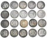 1860 - 1901 Threepences Lot (20 Coins) - Victoria British Silver Coins