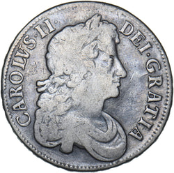 1677 Crown - Charles II British Silver Coin