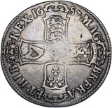 1687 Crown - James II British Silver Coin - Nice