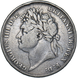 1821 Crown - George IV British Silver Coin