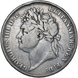 1821 Crown - George IV British Silver Coin