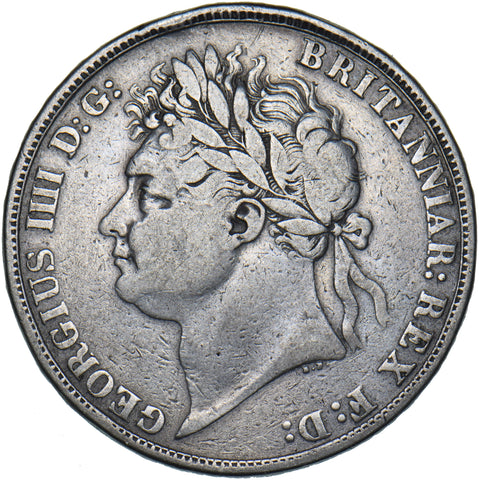 1821 Crown - George IV British Silver Coin