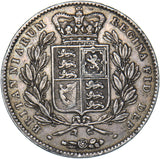 1845 Crown - Victoria British Silver Coin - Nice