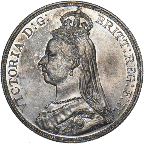1887 Crown - Victoria British Silver Coin