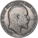 1902 Crown - Edward VII British Silver Coin