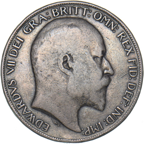 1902 Crown - Edward VII British Silver Coin