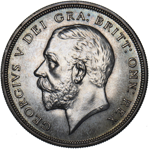 1927 Proof Crown - George V British Silver Coin - Superb