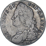 1746 LIMA Halfcrown - George II British Silver Coin - Nice