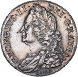 1746 LIMA Halfcrown - George II British Silver Coin - Very Nice