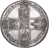1746 LIMA Halfcrown - George II British Silver Coin - Very Nice