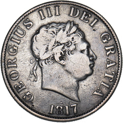 1817 Halfcrown - George III British Silver Coin