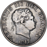 1817 Halfcrown - George III British Silver Coin