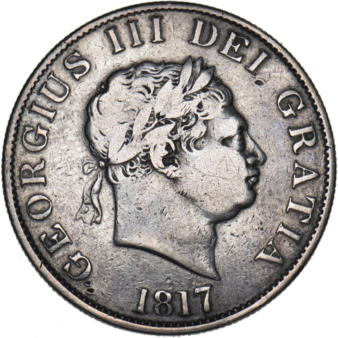 1817 Halfcrown - George III British Silver Coin