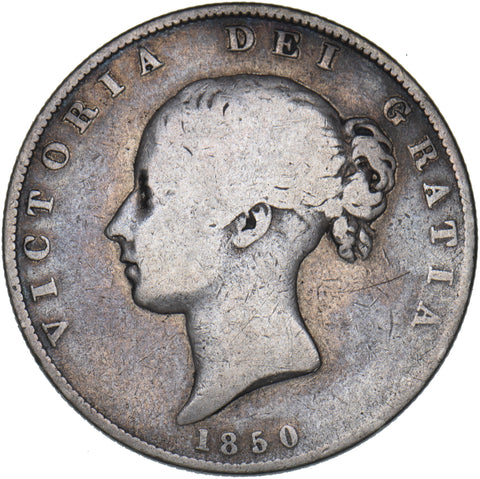 1850 Halfcrown - Victoria British Silver Coin