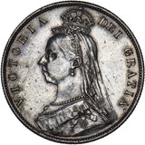 1887 Halfcrown - Victoria British Silver Coin - Nice