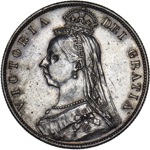 1887 Halfcrown - Victoria British Silver Coin - Nice
