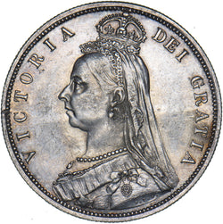 1887 Halfcrown - Victoria British Silver Coin - Nice
