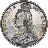 1887 Halfcrown - Victoria British Silver Coin - Nice