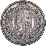 1887 Halfcrown - Victoria British Silver Coin - Nice