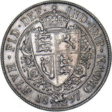 1897 Halfcrown - Victoria British Silver Coin - Nice
