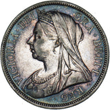 1901 Halfcrown - Victoria British Silver Coin - Nice