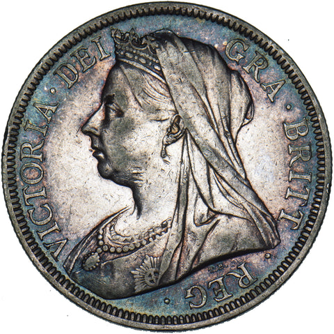 1901 Halfcrown - Victoria British Silver Coin - Nice
