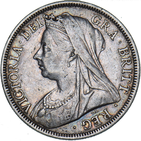 1901 Halfcrown - Victoria British Silver Coin - Nice