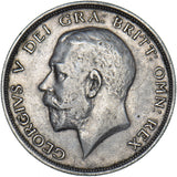 1911 Halfcrown - George V British Silver Coin - Nice