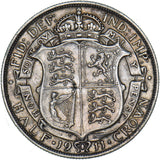 1911 Halfcrown - George V British Silver Coin - Nice
