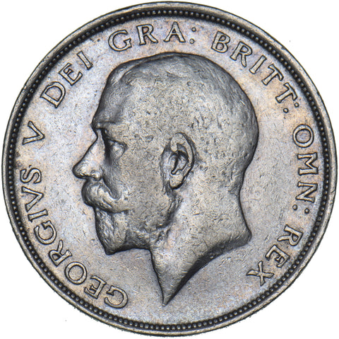 1911 Halfcrown - George V British Silver Coin - Nice