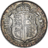 1912 Halfcrown - George V British Silver Coin - Very Nice
