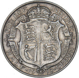 1912 Halfcrown - George V British Silver Coin - Nice