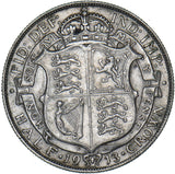 1913 Halfcrown - George V British Silver Coin - Nice