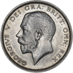1914 Halfcrown - George V British Silver Coin - Very Nice