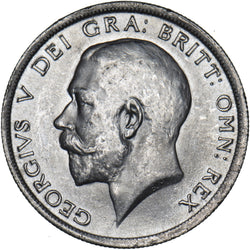 1915 Halfcrown - George V British Silver Coin - Superb