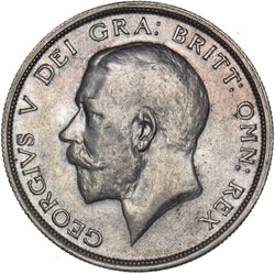 1915 Halfcrown - George V British Silver Coin - Very Nice