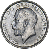 1915 Halfcrown - George V British Silver Coin - Very Nice