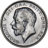 1915 Halfcrown - George V British Silver Coin - Very Nice