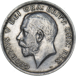 1916 Halfcrown - George V British Silver Coin - Nice